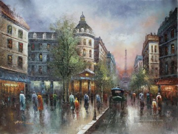 st064B Impressionismus Paris Szenen Ölgemälde